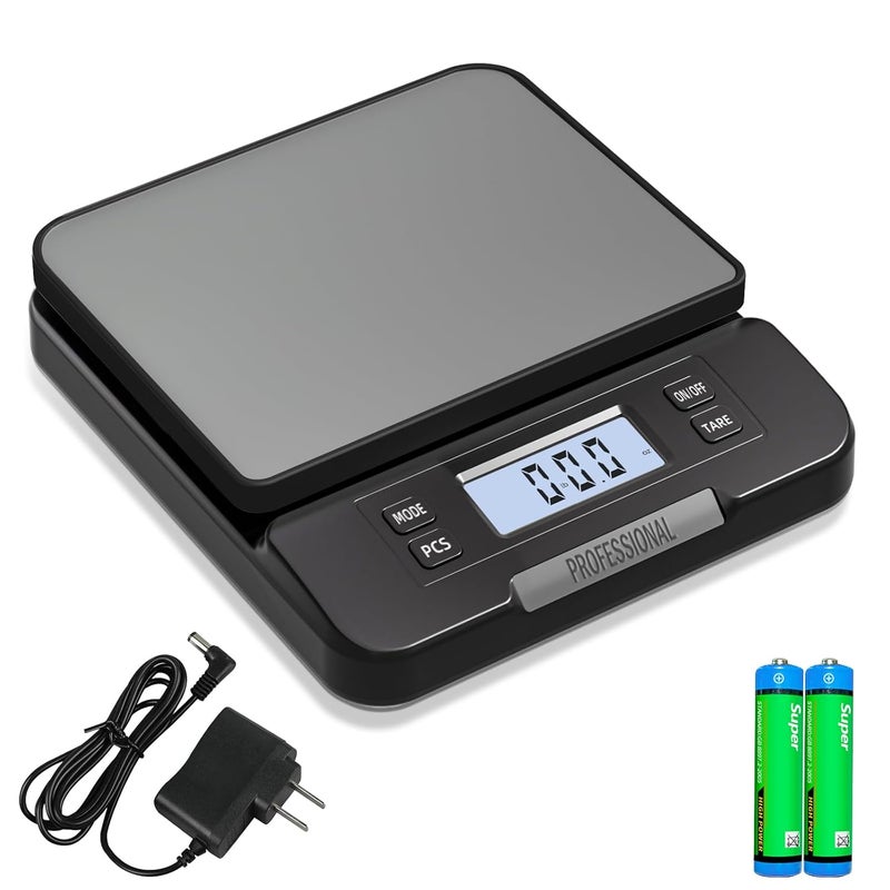 Yoncon Shipping Scale 66lb Capacity, High Precision Digital Postal Scale with Large LCD Display, Hold/Tare/PCS Counting, 6 Units, Dual Power for Home, Office & Small Business - Image 1